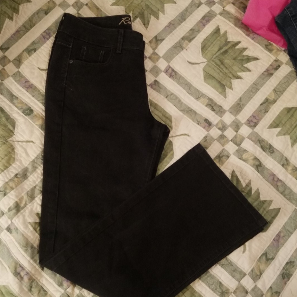 Lee Reserve black denim jeans, size 12